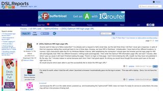 [OOL] Optimum Wifi login page URL - OptimumOnline | DSLReports Forums