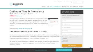 Employee Time & Attendance Tracking Software | Optimum Solutions