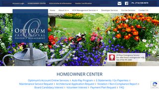 Homeowner Center - Optimum Property Management