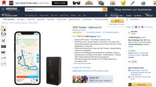 Amazon.com: GPS Tracker - Optimus 2.0: GPS & Navigation