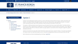 Option C - St. Francis Borgia Catholic School