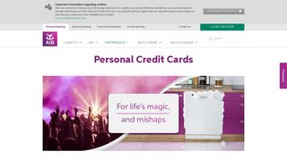Credit Cards - Credit Card Ireland - Visa Card - Master Card - AIB