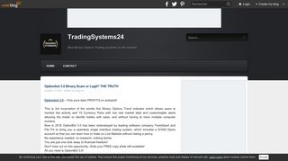 Optionbot 3.0 Binary Scam or Legit? THE TRUTH - TradingSystems24