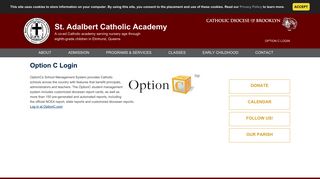 Option C Login - St. Adalbert Catholic Academy