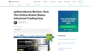 optionsXpress Review: How One Online Broker Makes Advanced ...