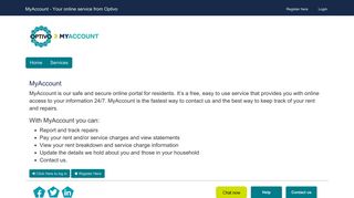 MyAccount - Your online service from Optivo
