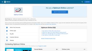 Optimum Online: Login, Bill Pay, Customer Service and Care Sign-In