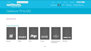 Optimum TV to GO - Watch TV Anywhere | Optimum