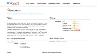 Optum Bank - HSA Search