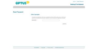 Optus Business Online Services Portal