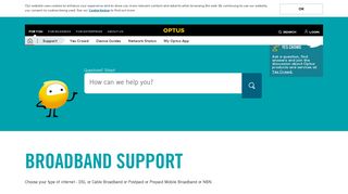 Support | DSL - Optus
