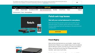 Fetch Set-top Boxes - Here's how to get one with Optus