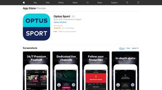 Optus Sport on the App Store - iTunes - Apple
