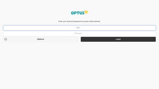 Login - Optus webmail