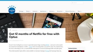 Get 12 Months of Netflix for Free with Optus | Canstar Blue