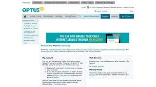 Optus myZOO - Member Services