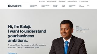 Opus Bank: Commercial & Business Banking Services - Opus Bank