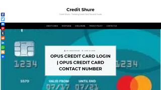 Opus Credit Card Login | Opus Credit Card Contact ... - Credit Shure