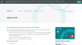 About the opus card | Check your Eligibility today
