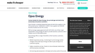Opus Energy - Make It Cheaper
