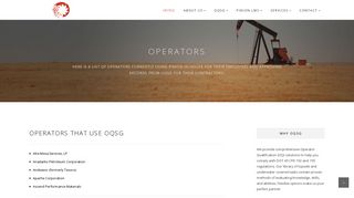 OQSG Operators - Pinion Courseware