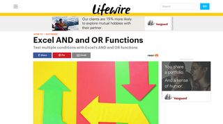 Learn About Excel AND and OR Functions - Lifewire