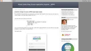 Custom image on your APEX app login page - Dimitri Gielis Blog ...