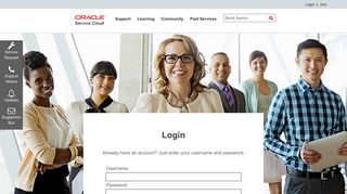 Login | Oracle Service Cloud