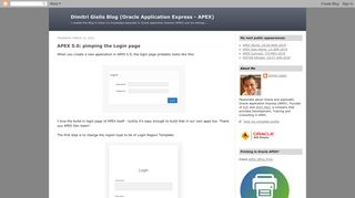 APEX 5.0: pimping the Login page - Dimitri Gielis Blog (Oracle ...