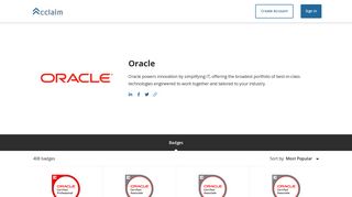 Oracle - Acclaim