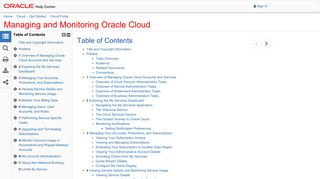 Signing In to the My Services Application - Oracle Docs