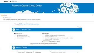 Oracle Cloud Account Signup - Sign In To ORACLE CLOUD