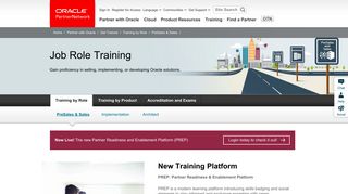 Oracle PartnerNetwork PreSales and Sales Training
