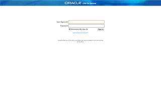 Welcome to Oracle CRM On Demand