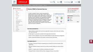 Oracle CRM On Demand Service | Oracle