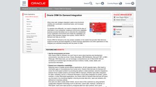 Oracle CRM On Demand Integration