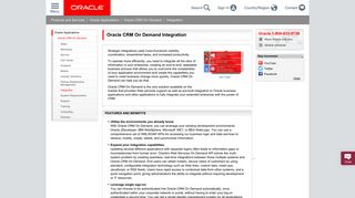 Oracle CRM On Demand Integration