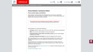 Oracle Database Express Edition 11g Release 2