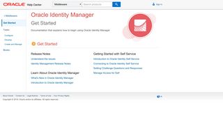 Oracle Identity Manager - Oracle Docs