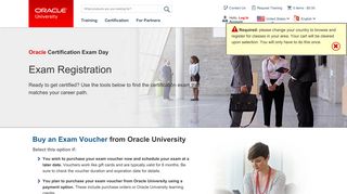 Oracle Certification Exam Registration | Oracle University