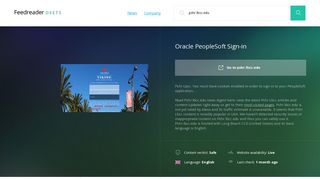 Get Pshr.lbcc.edu news - Oracle PeopleSoft Sign-in