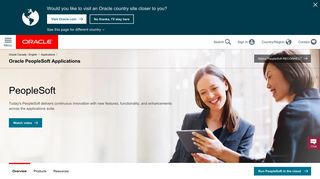 Oracle PeopleSoft Applications | Oracle Canada