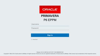 Oracle Primavera P6 EPPM