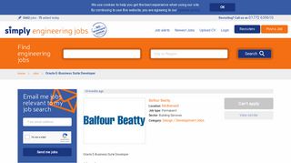Oracle E-Business Suite Developer in Motherwell at Balfour Beatty