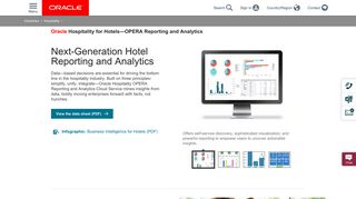 Oracle Hospitality - OPERA Reporting and Analytics | Oracle