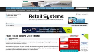 River Island selects Oracle Retail - Retail Systems