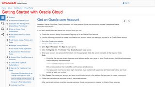 Get an Oracle.com Account - Oracle Docs