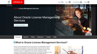 License Management Services | Oracle