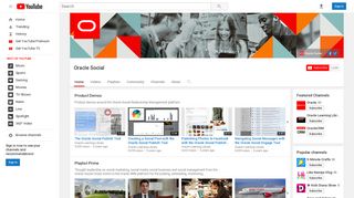 Oracle Social - YouTube