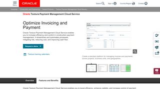 Textura Payment Management Software - Features and Benefits | Oracle